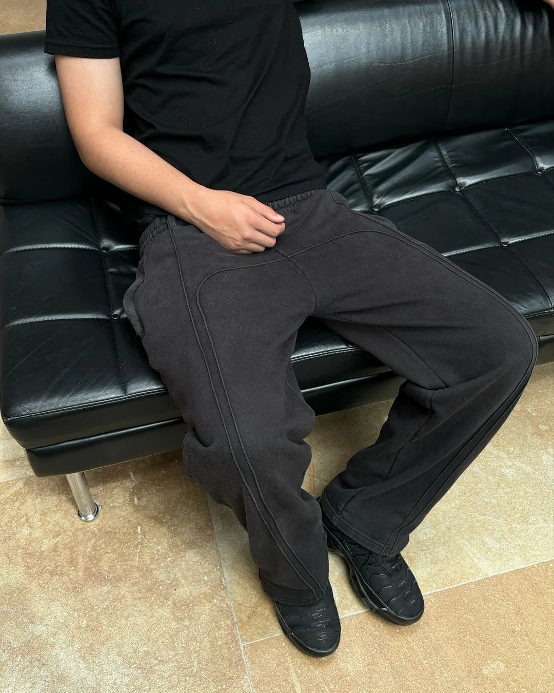 Jogging Oversize Raw Lines