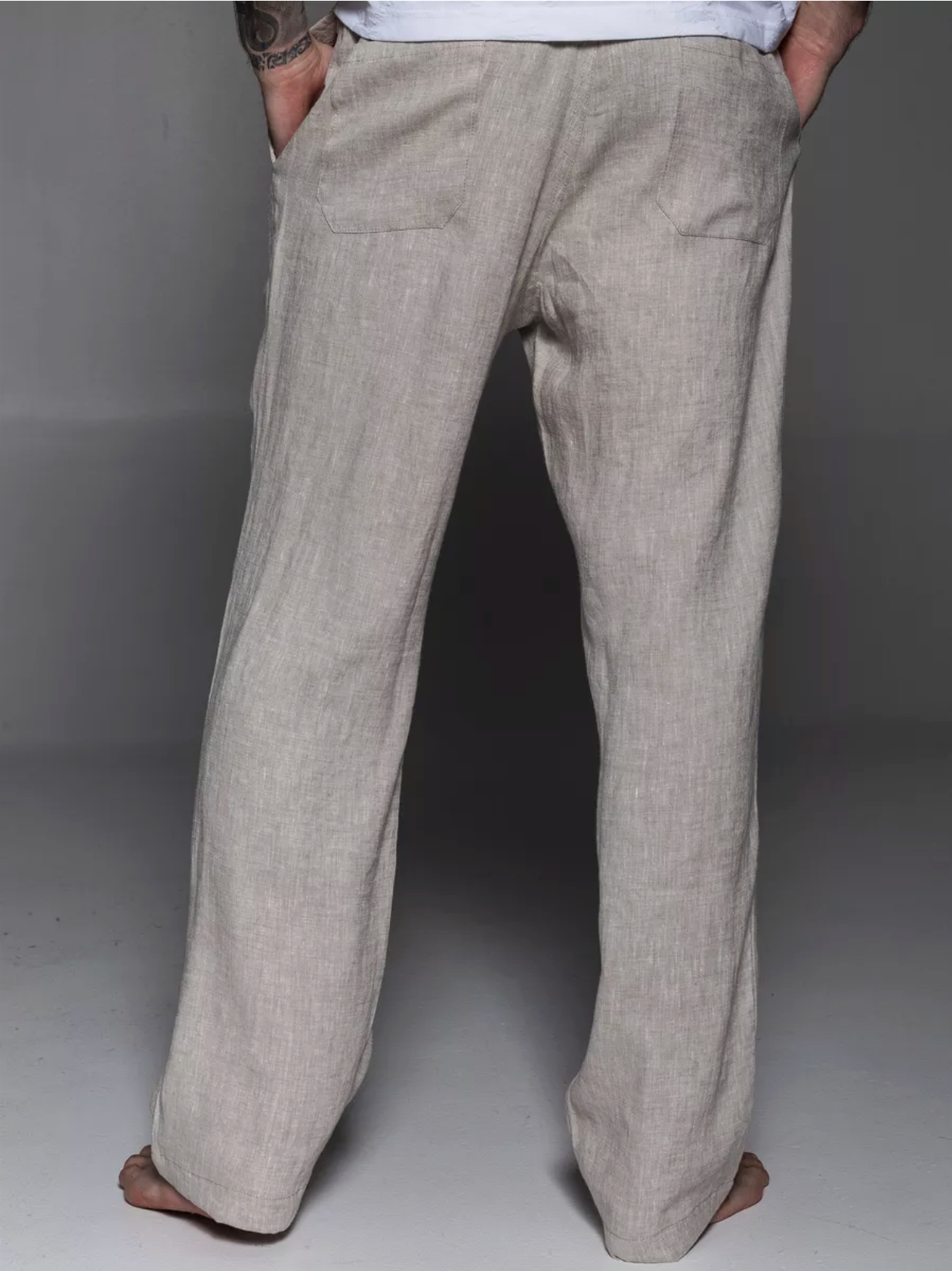 Pantalon homme en lin