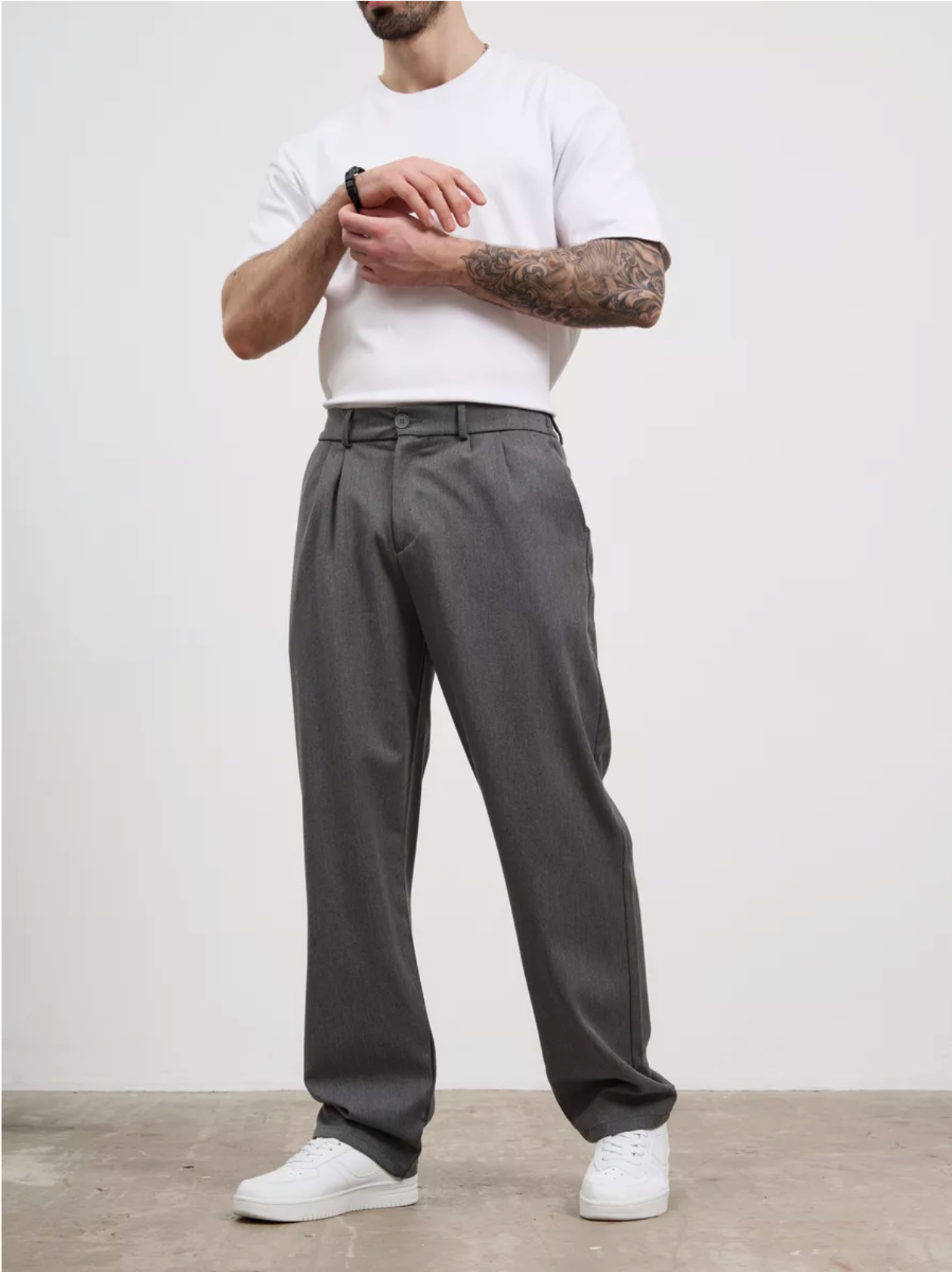 Pantalon à pinces