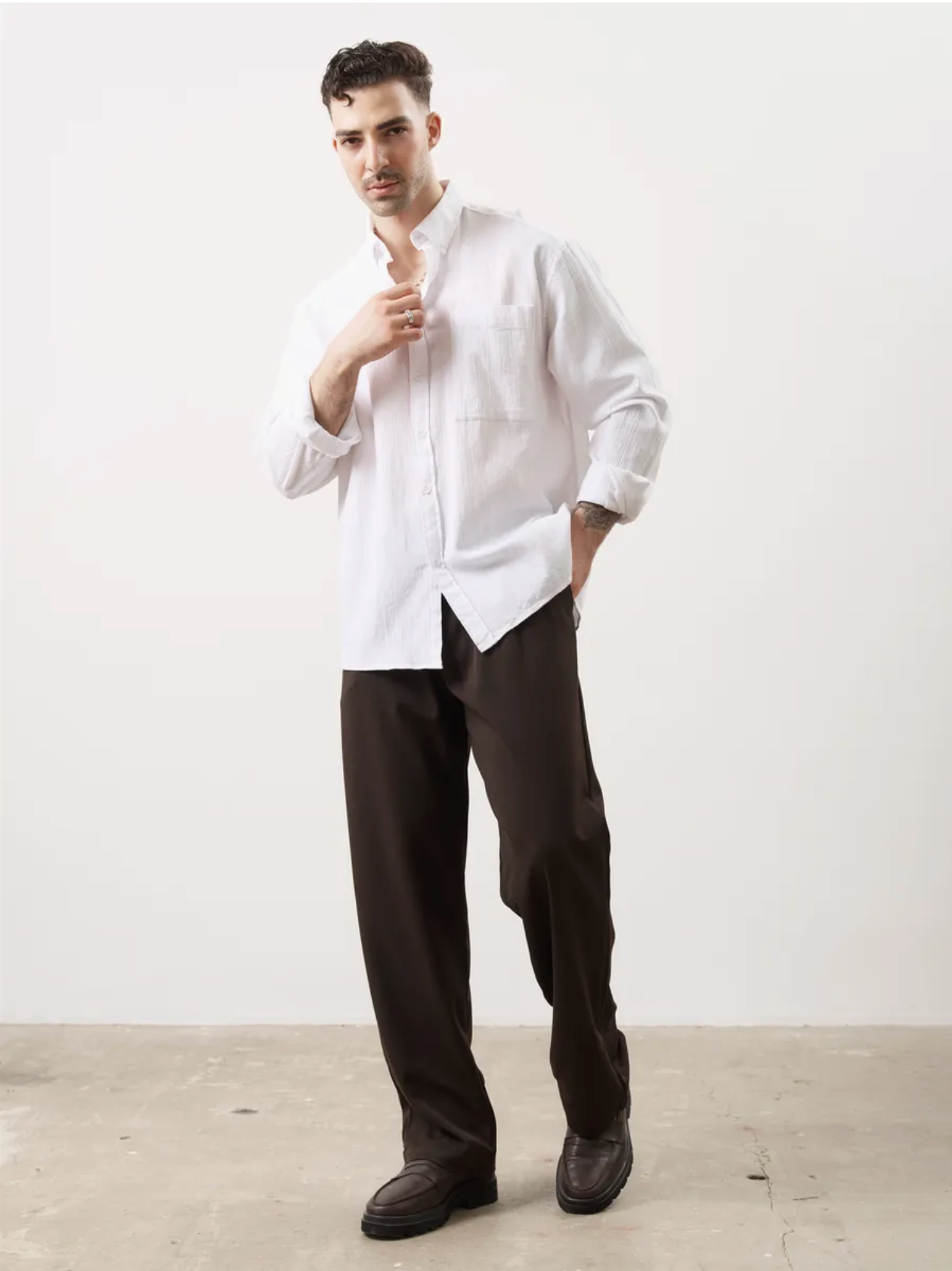 Pantalon à pinces