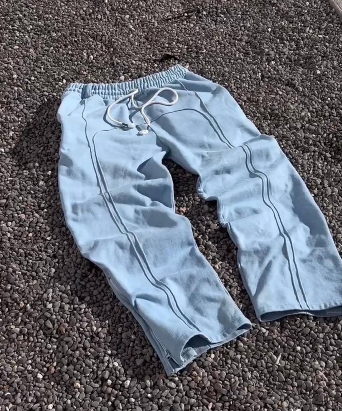Jogging Oversize Raw Lines