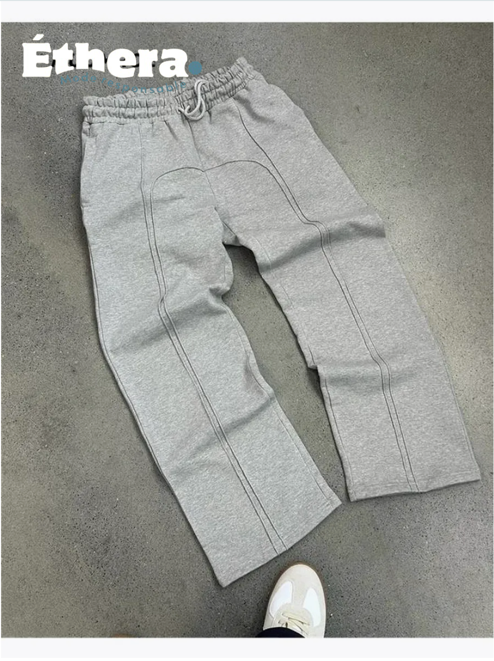 Jogging Oversize Raw Lines