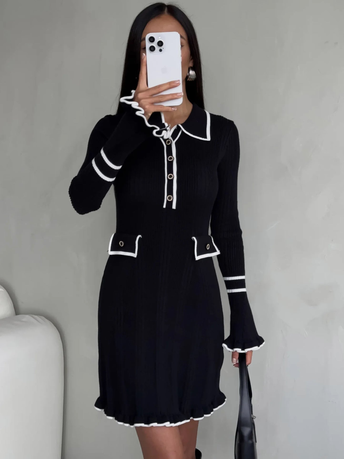 Robe en maille