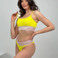Bikini élégant taille haute sculptant