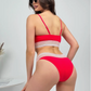 Bikini élégant taille haute sculptant