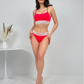 Bikini élégant taille haute sculptant