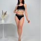 Bikini élégant taille haute sculptant