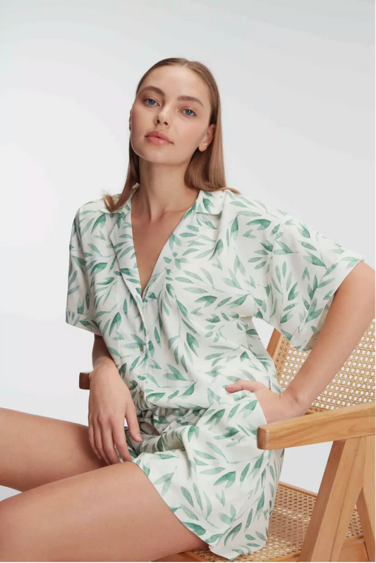 Ensemble Haut + Short Floral