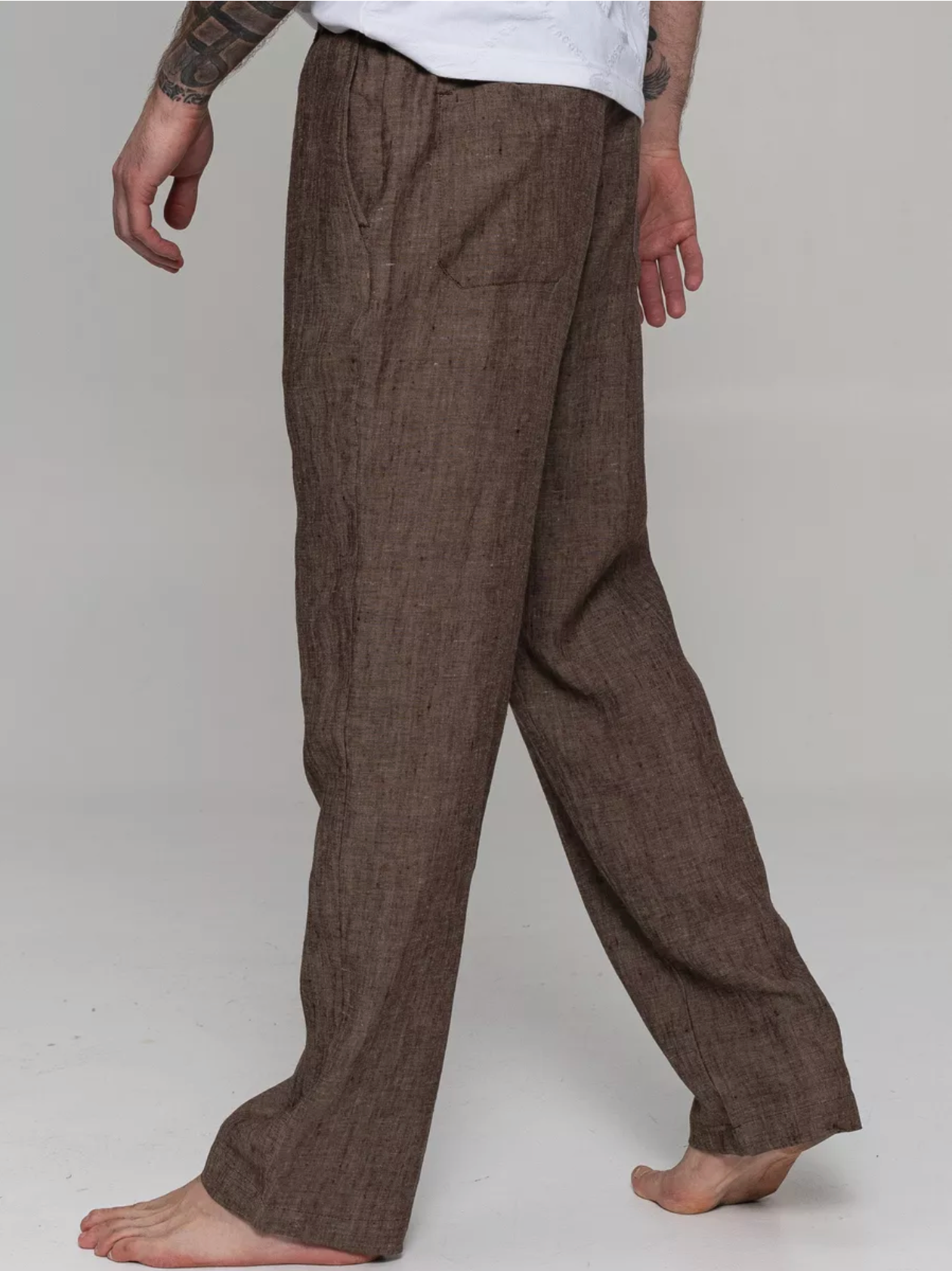 Pantalon homme en lin