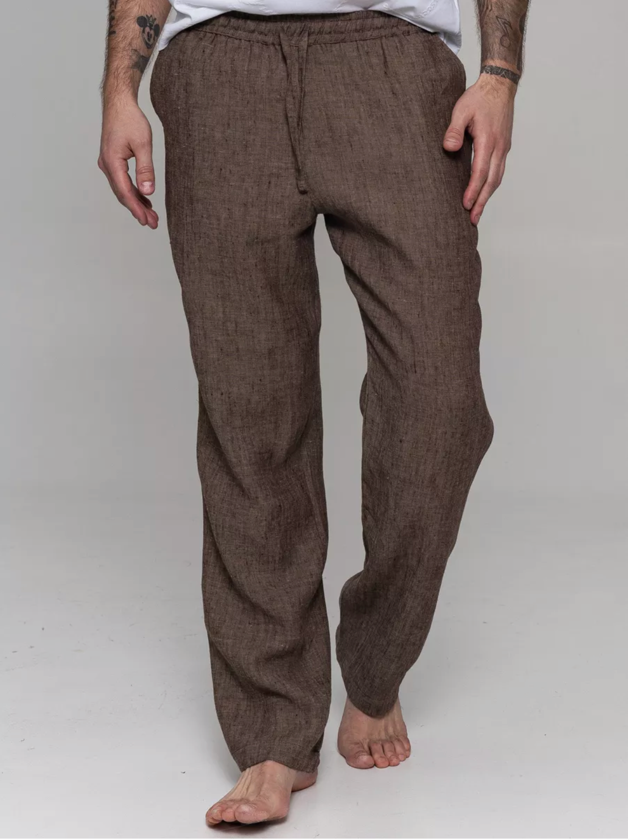 Pantalon homme en lin