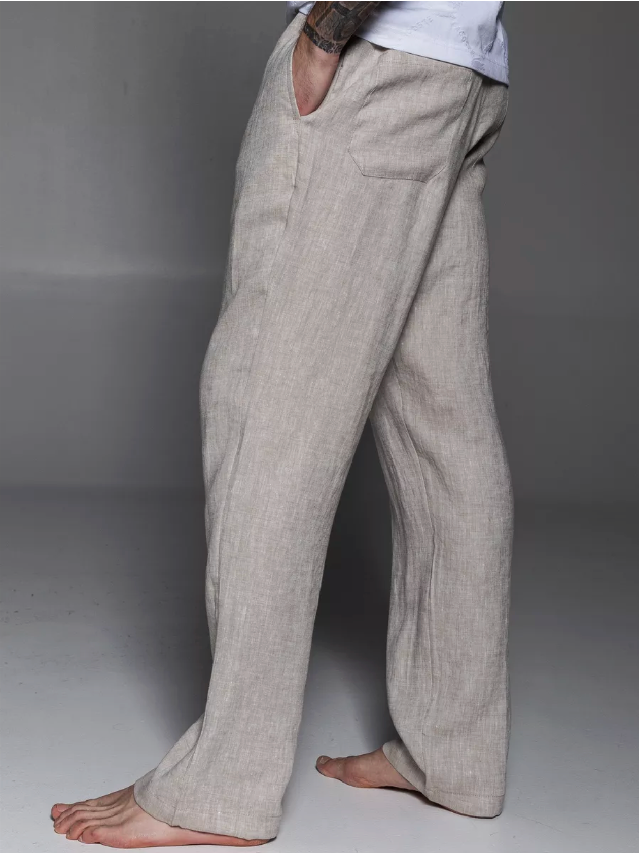 Pantalon homme en lin
