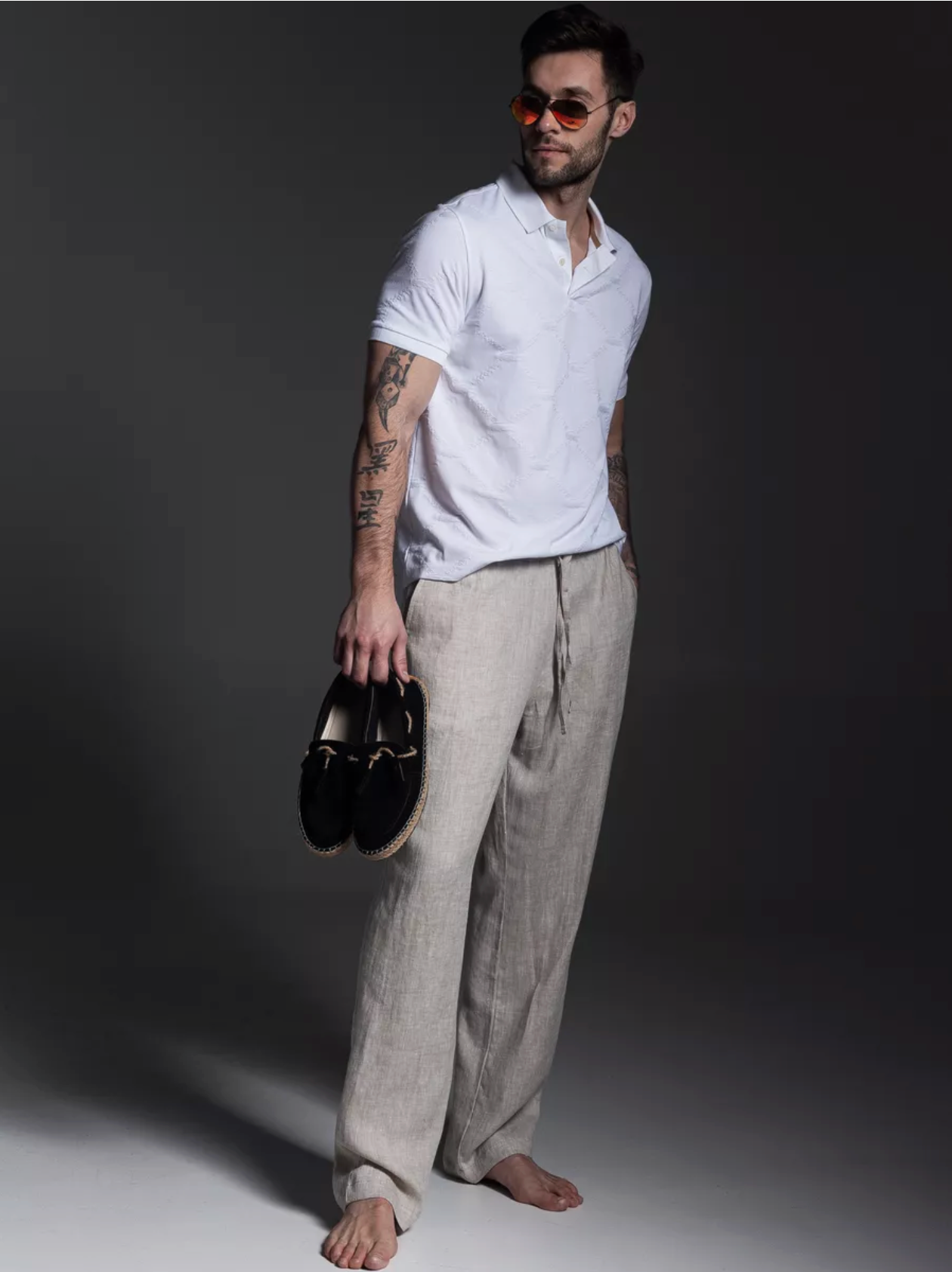 Pantalon homme en lin