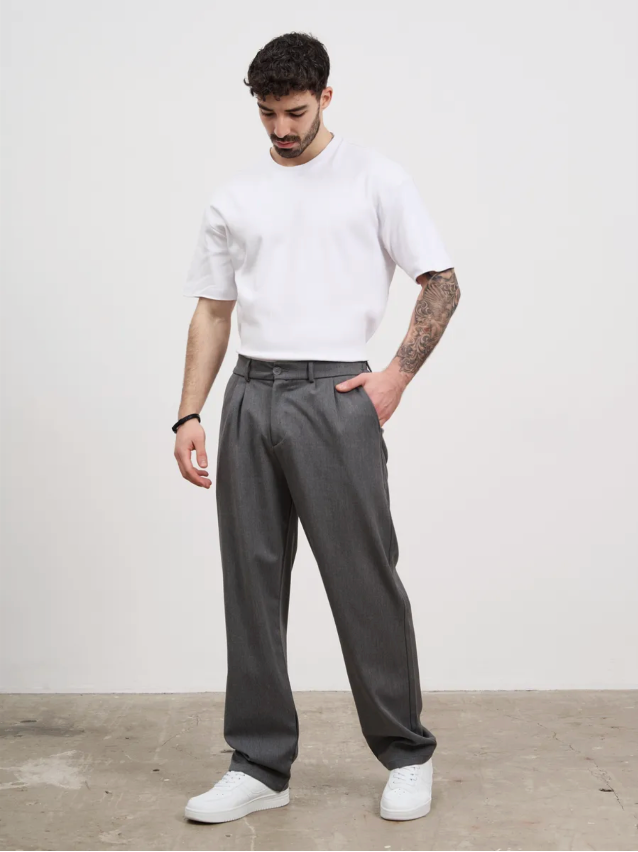 Pantalon à pinces