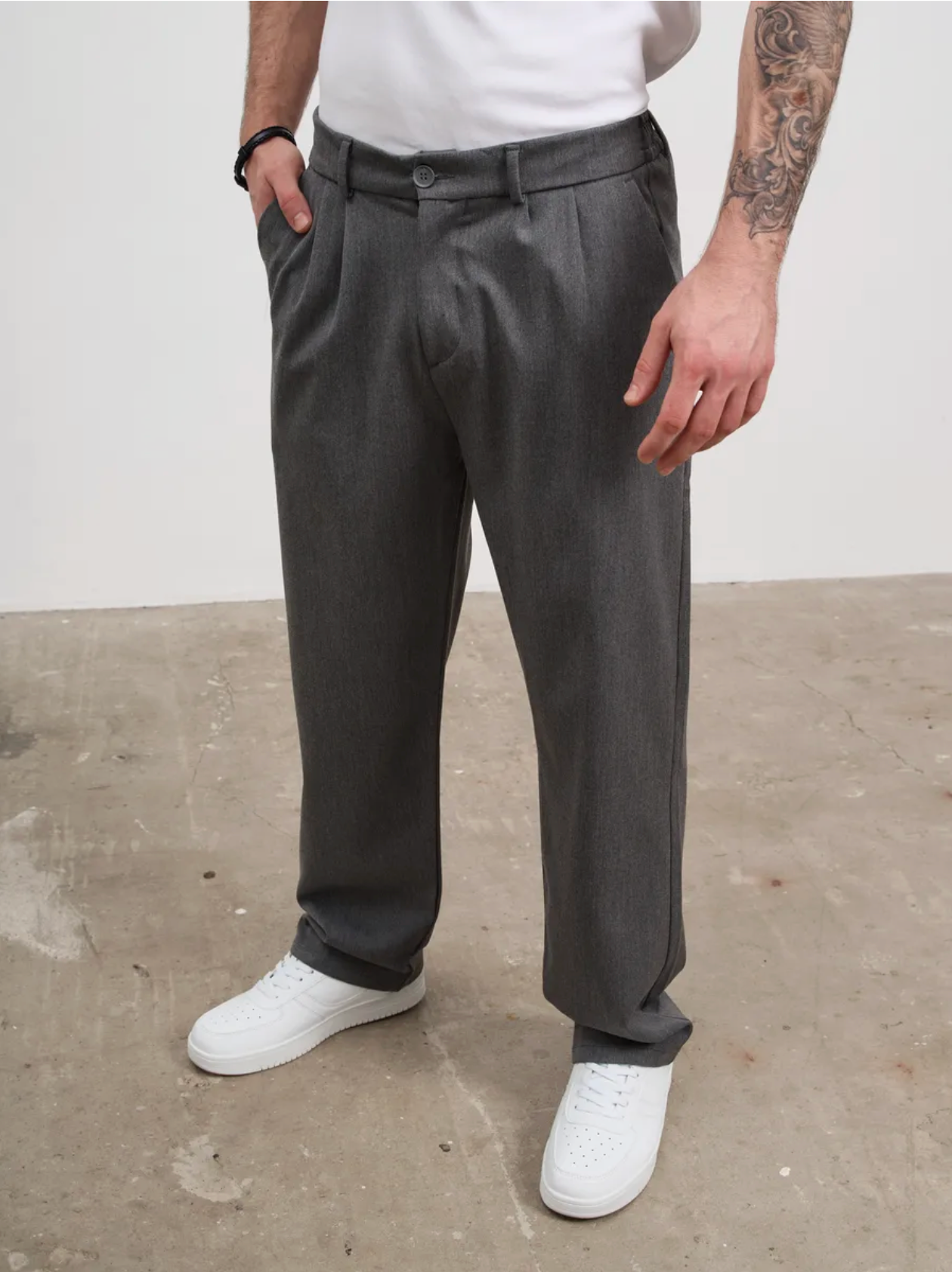 Pantalon à pinces