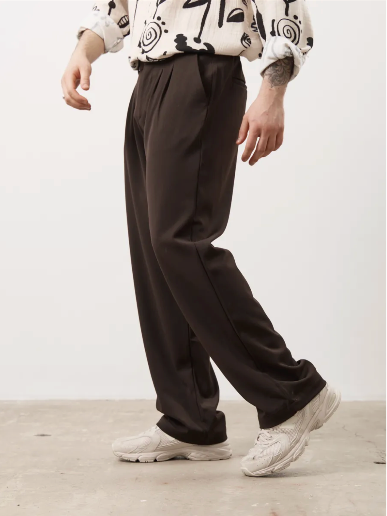 Pantalon à pinces