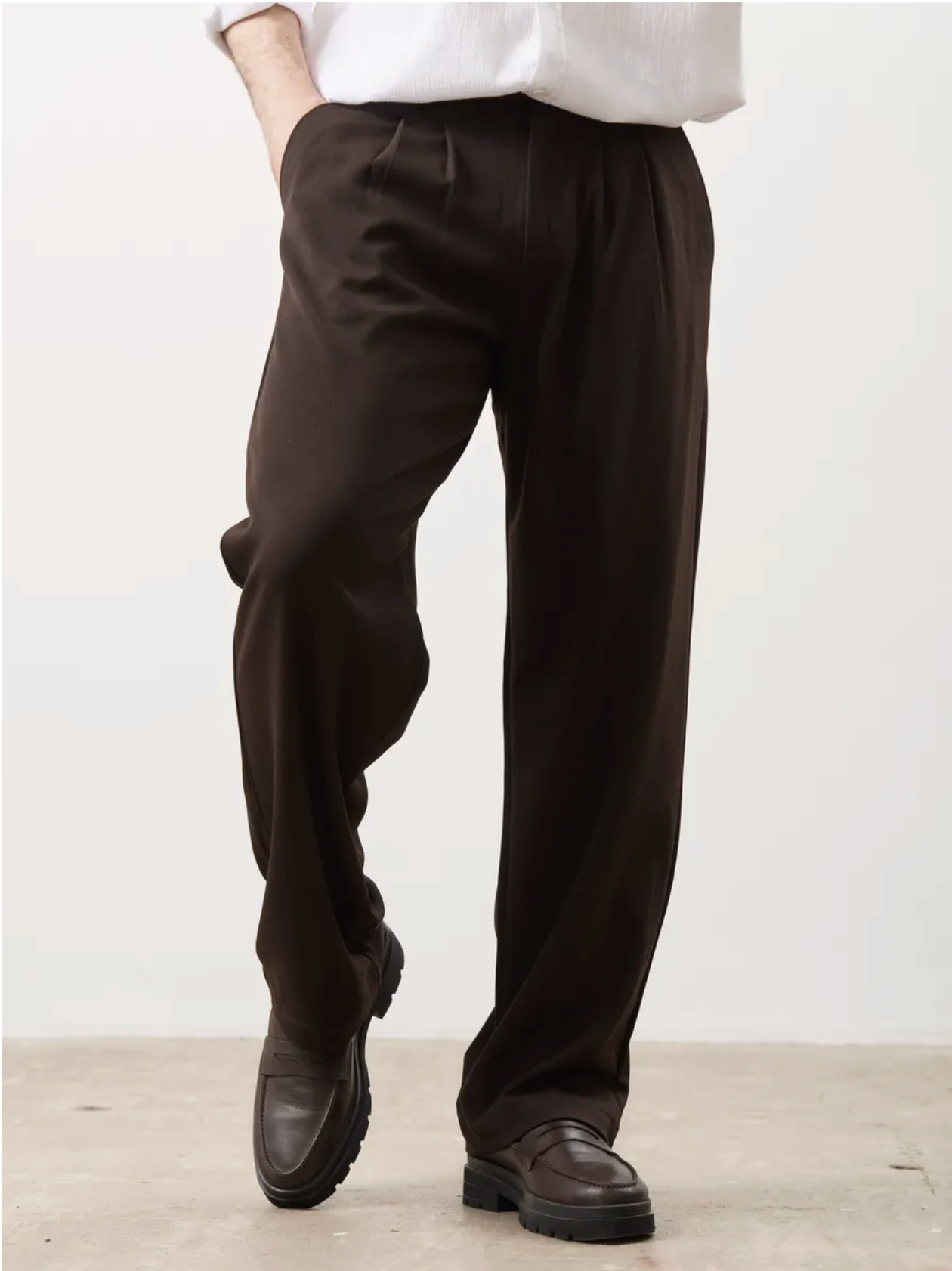 Pantalon à pinces