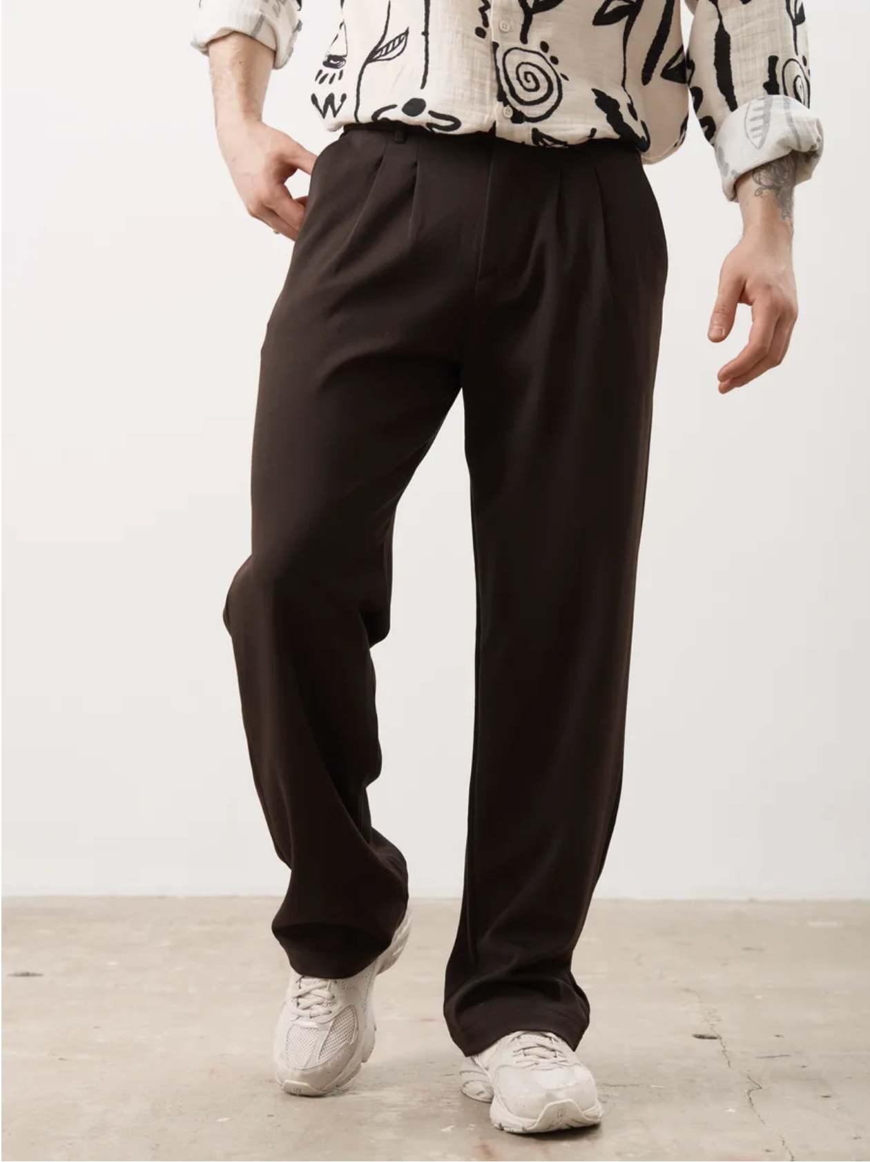 Pantalon à pinces