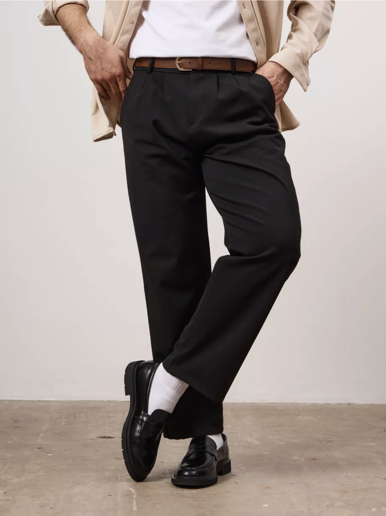 Pantalon à pinces