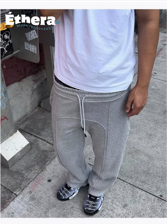 Jogging Oversize Raw Lines