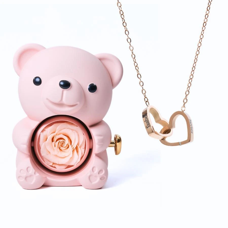 Ours Eternel & Collier Personnalisé