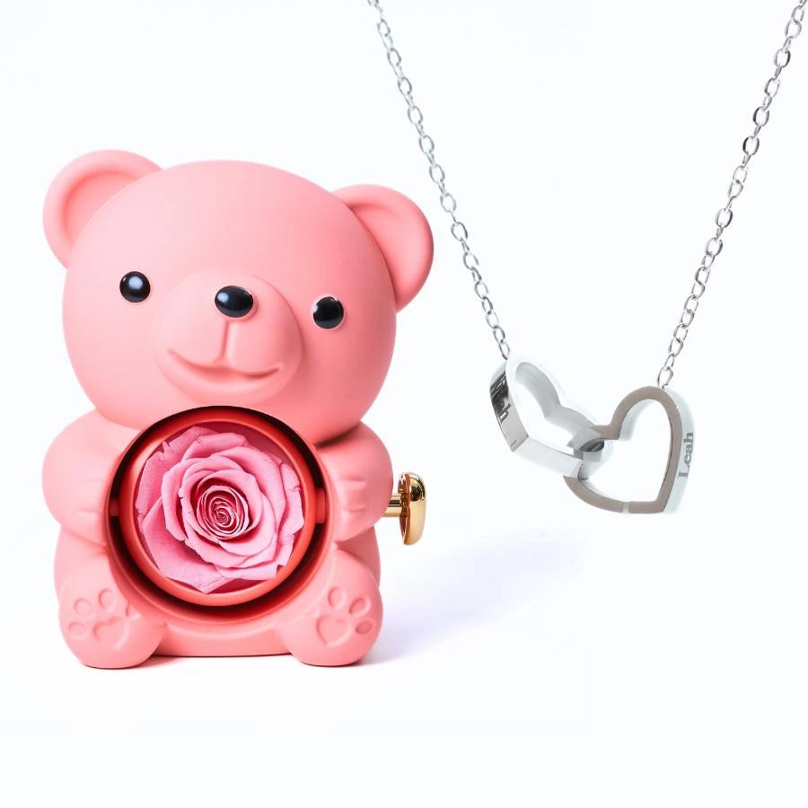 Ours Eternel & Collier Personnalisé