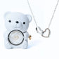 Ours Eternel & Collier Personnalisé