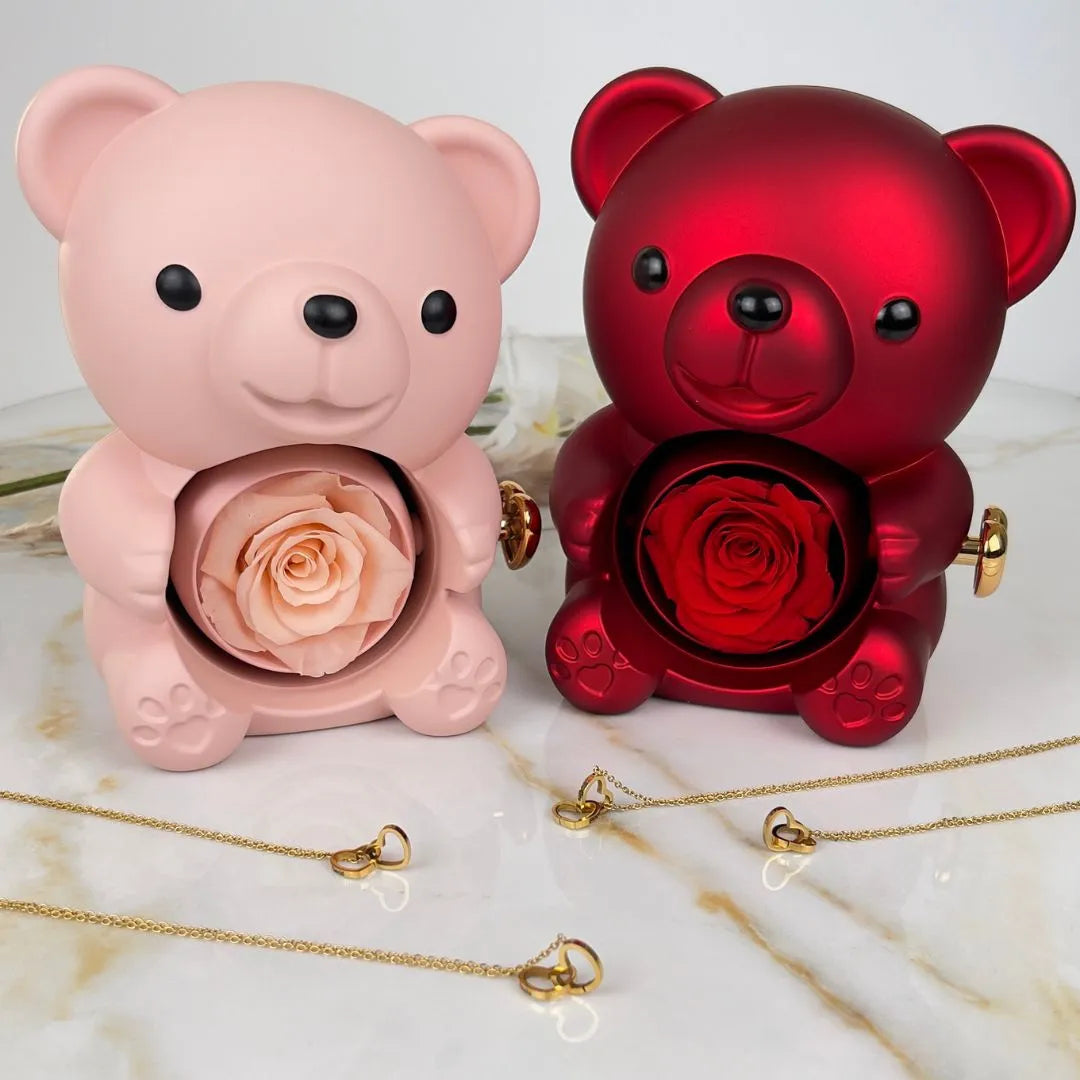 Ours Eternel & Collier Personnalisé